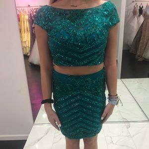 RACHEL ALLAN 2 PIECE DRESS